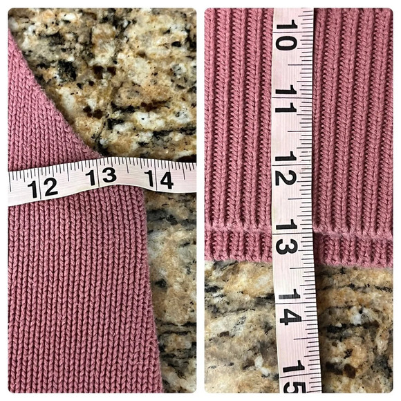 brandy mellvile Pink Crop Top Knit Barbie Y2k Retro Boho Beach One Size Cruise - Picture 5 of 6